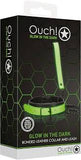 Glow in the dark bonded leather collar and leash