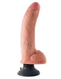 King cock 9" vibrating cock with balls