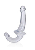 RealRock 6" crystal clear strapless strap-on