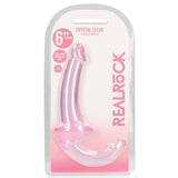 RealRock 6" crystal clear strapless strap-on