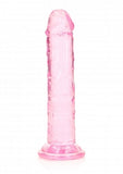 RealRock crystal clear realistic dildo with suction cup 6"