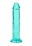 RealRock crystal clear realistic dildo with suction cup 6"