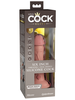 King cock elite six inch vibrating + dual density silicone cock
