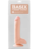 Basix  8" Dong with Suction Cup