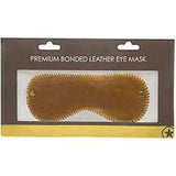 Premium bonded leather eye mask