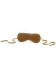 Premium bonded leather eye mask