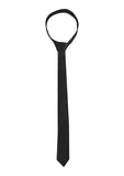 Black and white satin bondage tie