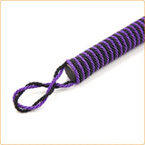 Purple cotton rope whip