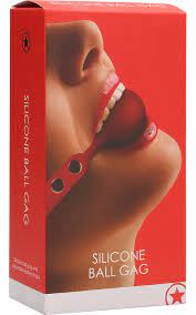 Silicone ball gag