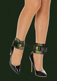 Army theme ankle cuffs