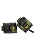 Army theme ankle cuffs