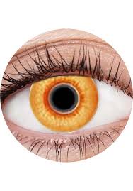Supernatural orange contact lenes
