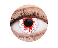Bloodshot contact lenses