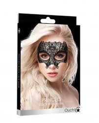 Princess black lace mask