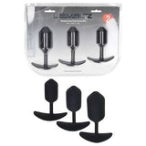 Levelz silicone weighted anal plug training kit set of 3