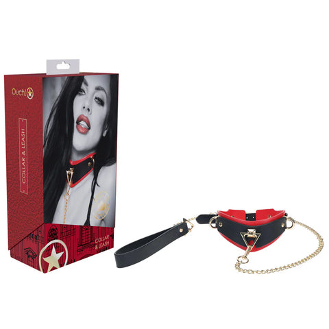 Milan collection collar with leash