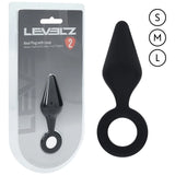 Levelz silicone anal plug with loop