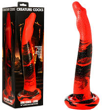 Creature cocks king cobra large 14" long silicone dong