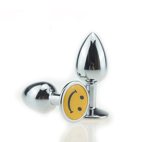 Smiling face anal butt plug
