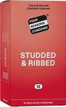 Four seasons condoms studded & ribbed