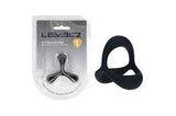 Levelz tri o ergo silicone cock ring