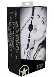 London collection silicone ball gag