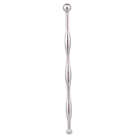Duo head steel urethral stretching penis