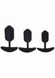 Levelz silicone weighted anal plug training kit set of 3