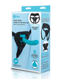 B vibe everybody strap on harness set with 6" silicone dildo peg