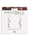Sincerely amber nipple jewelry