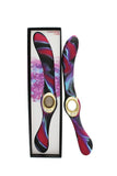Colourful camo entice double ended vibrator