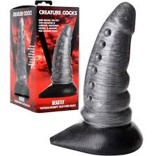 Creature cocks beastly tapered bumpy silicone dildo