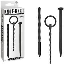 Knot knot silicone urethral sounding kit