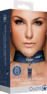 Denim collar with lesh