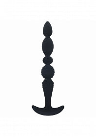 Levelz multi textured silicone flared anal probe