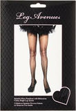 Leg avenue sheer pantyhose with rhinestone backseam 9909