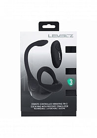 Levelz remote control vibrating silicone tri o cock ring with prostate stimulator