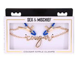 Sex and mischeif cougar nipple clamps