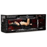 Ultimate obedience chair with sex machine