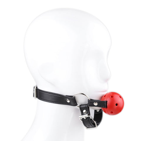 Harness breathable ball gag