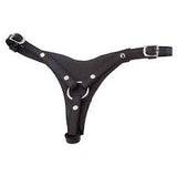 Rouge female dildo harness