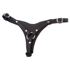 Rouge female dildo harness