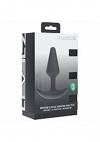 Levelz classic vibrating silicone anal plug medium