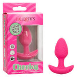 Cheeky glow in the dark vibrating butt plug