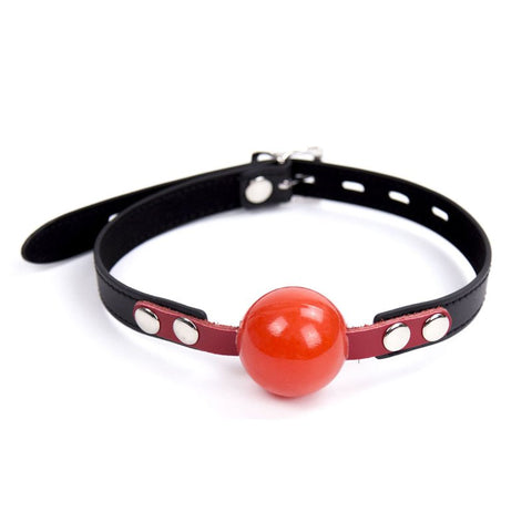 Locking deluxe ball gag