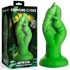 Creature cocks raptor claw fisting silicone dildo