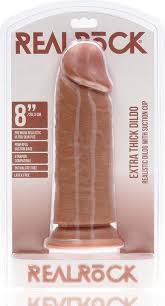 Realrock ultra realistic skin extra thick straight without balls tan
