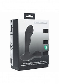 Levelz vibrating & tapping silicone prostate massager with ball stimulator