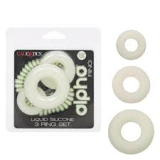 Alpha ring liquid silicone 3 ring set