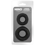 Nero by playful liquid silicone 2 pack c ring
